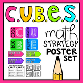 CUBES Problem Solving Math Strategy Poster Set