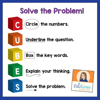 math problem solving cubes