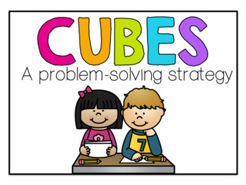 cubes problem solving strategy poster