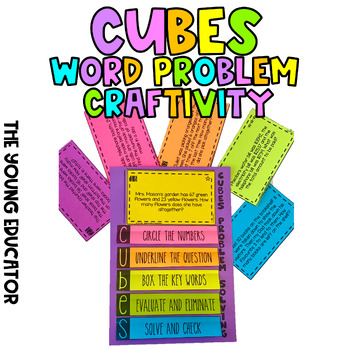 Preview of CUBES WORD PROBLEM CRAFTIVITY