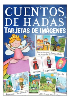 Preview of CUENTOS de HADAS - tarjetas de vocabulario Spanish  flash cards (fairy tales)