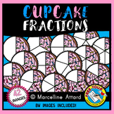 CUPCAKE FRACTIONS CLIPART FOOD MATH CLIP ART COMMERCIAL US