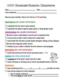 CUPS Checklist for Editing and Revising a Personal Narrative