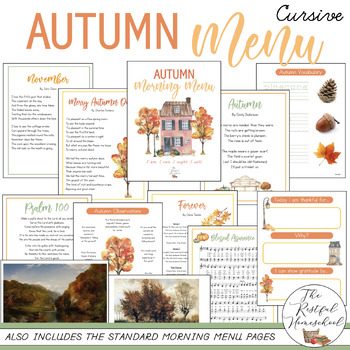 November Themed Handwriting Practice Worksheets with Daily