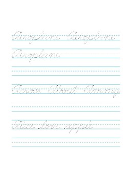 CURSIVE HANDWRITING WORKBOOK AGES 8-10 by PRECIOUS INTELLECTUALS