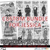 CUSTOM BUNDLE FOR JESSICA, Women's History Body Biography 