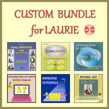 Preview of CUSTOM BUNDLE FOR LAURIE (My Most Fun Calculus Activities)
