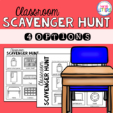 Classroom Scavenger Hunt