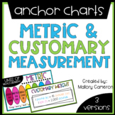 Customary & Metric Measurement Anchor Charts