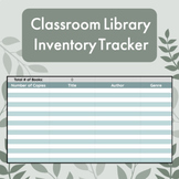 CUSTOMIZABLE Classroom Library Inventory Tracker - Google Sheets