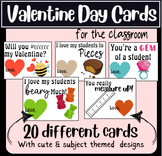 CUSTOMIZABLE Valentine's Day cards for the classroom