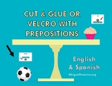 CUT AND GLUE WITH PREPOSITIONS (SPATIAL CONCEPTS) - Englis