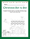 CUTE Christmas Dot to Dot Santa's Workshop Count 1 to 40 P