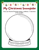 CUTE Christmas Snowglobe Craft Draw Your Favorite DIY Colo