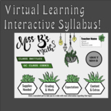CUTE Distance Learning Interactive Syllabus! Succulent/Pla