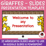 CUTE GIRAFFES PowerPoint/Google Slides Presentation Templa