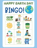 CUTE Happy Earth Day Bingo Game Printable Activity 20 Card