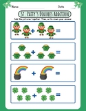 CUTE St. Patricks Day Doubles Addition Add Pictures 2 4 6 