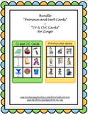 Zingo Cards for "CV, VC, & CVC" and "Pronoun & Verbs"