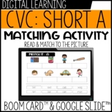 CVC Short A Digital Activity- Matching