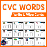 Short Vowel CVC Words Activities Kindergarten Phonics Writ