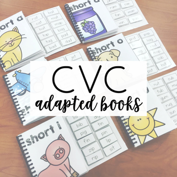 Preview of CVC Adapted Books
