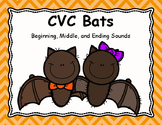 CVC Bats - Beginning, Middle, and Ending Sounds
