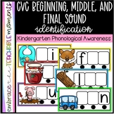 CVC Beginning, Middle, and Final Sound Identification