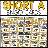CVC Bingo Game Short A Words