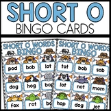 CVC Bingo Game Short O Words