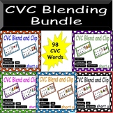 CVC Blend and Clip - short a by Flexible Kinder | TPT
