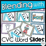 CVC Blending Cards for Decoding CVC Words Practice in Kind