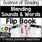 CVC Blending & Manipulating Sounds Flip Book (Science of Reading)