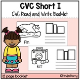 Short I CVC Words Decodable Booklet Short I Word Family