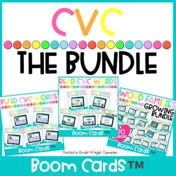 Preview of CVC Boom Cards Bundle