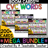 CVC Boom Cards™️ Reading CVC Words for Kindergarten and Fi