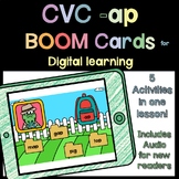 CVC Boom Cards -ap Word Family | Rhyming Words