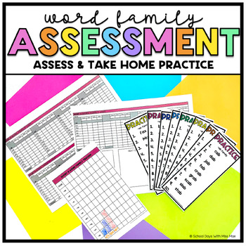 Preview of CVC/CCVC Word Family Assessment