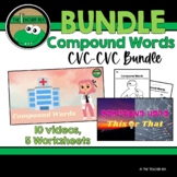 CVC-CVC Compound Words BUNDLE