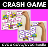 CVC WORDS CARD GAME - Decodable Words Activity - CRASH Phonics Game