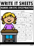 CVC/CVCE Write It Sheets
