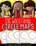 CVC Word Family Circle Maps