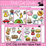 CVC Words Clip Art Mini Value Pack