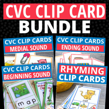 Preview of CVC Word Practice - CVC Word Building Activities - Beginning Middle & End Sounds