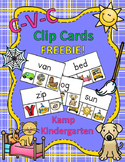 CVC Clip Cards FREEBIE