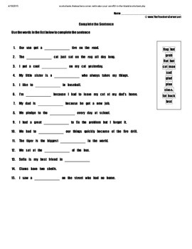Preview of CVC Cloze Sentences I-Station Series