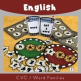 CVC Cookies - Game and worksheets for CVC word families