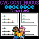 CVC Continuous Blending Task Cards | Science of Reading | 