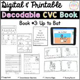 CVC Decodable Book: Up to Bat