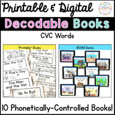 CVC Decodable Books Bundle 1: Printable and Digital